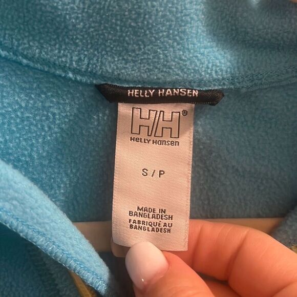 ✨Helly Hansen Women's W Daybreaker 1/2 Zip Sz Small Blue & Yellow Fleece✨ - Picture 8 of 11